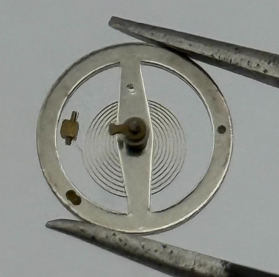 Roseba 8 Balance Wheel Complete And Spring 10½’’’ 2896 Watch Movement Parts NOS