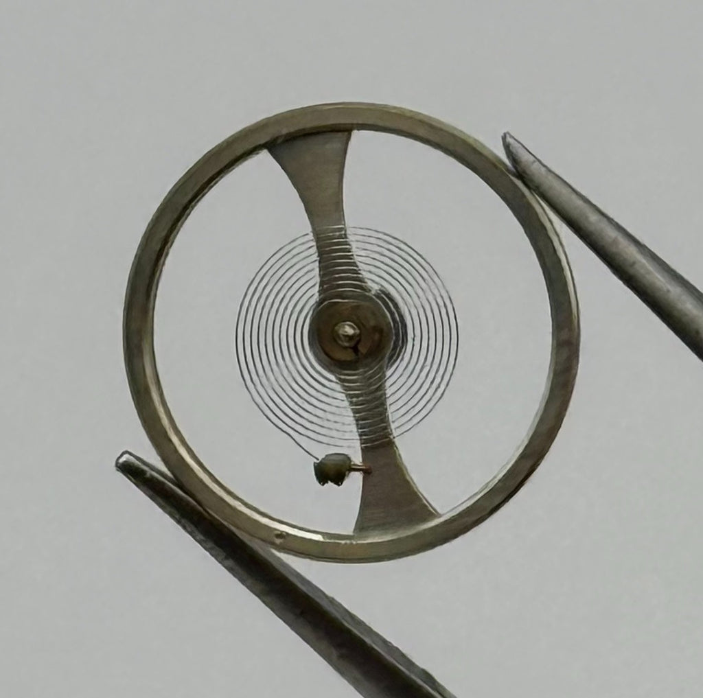 Oris 391 Balance Wheel Complete And Spring 11½’’’ 4381 Watch Movement Parts NOS