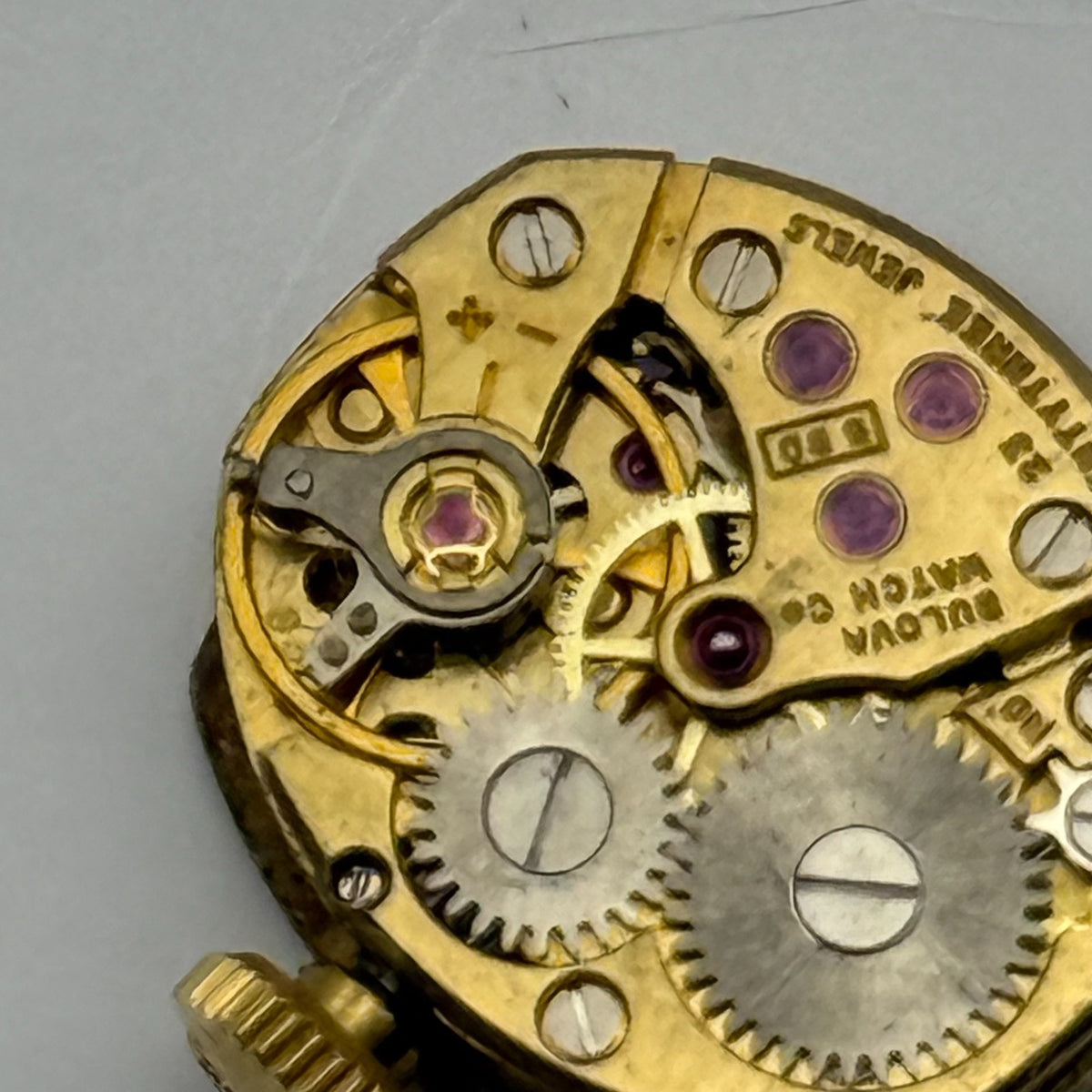 Bulova 5BD Watch Movement Running Ladies 23 Jewels Swiss Manual Wind Parts 13mm