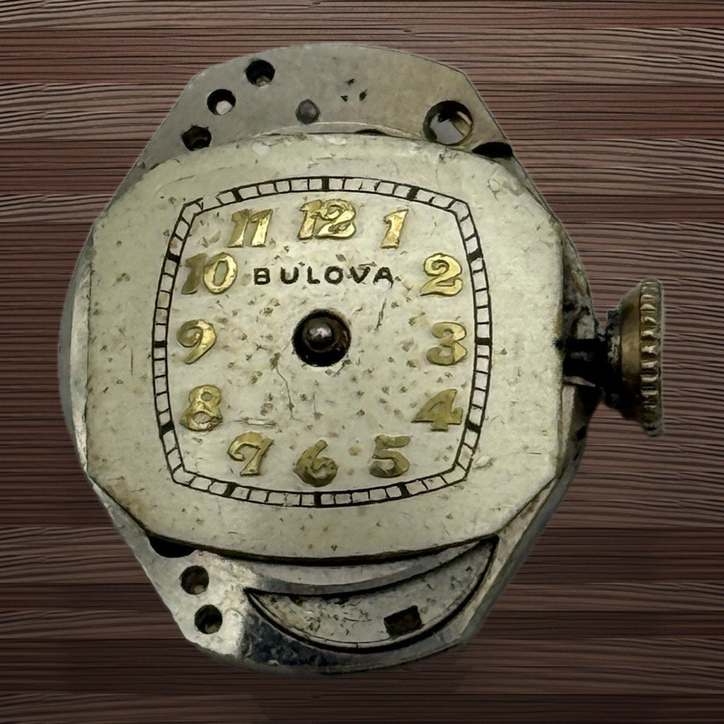 Bulova 6BO Watch Movement - Ladies - Running - For Parts / Repair - 15.4mm