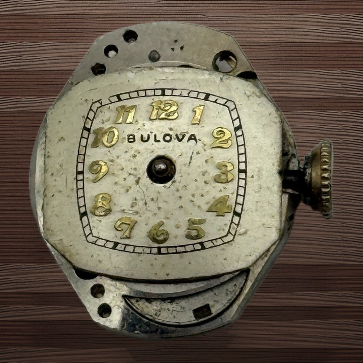 Bulova 6BO Watch Movement - Ladies - Running - For Parts / Repair - 15.4mm