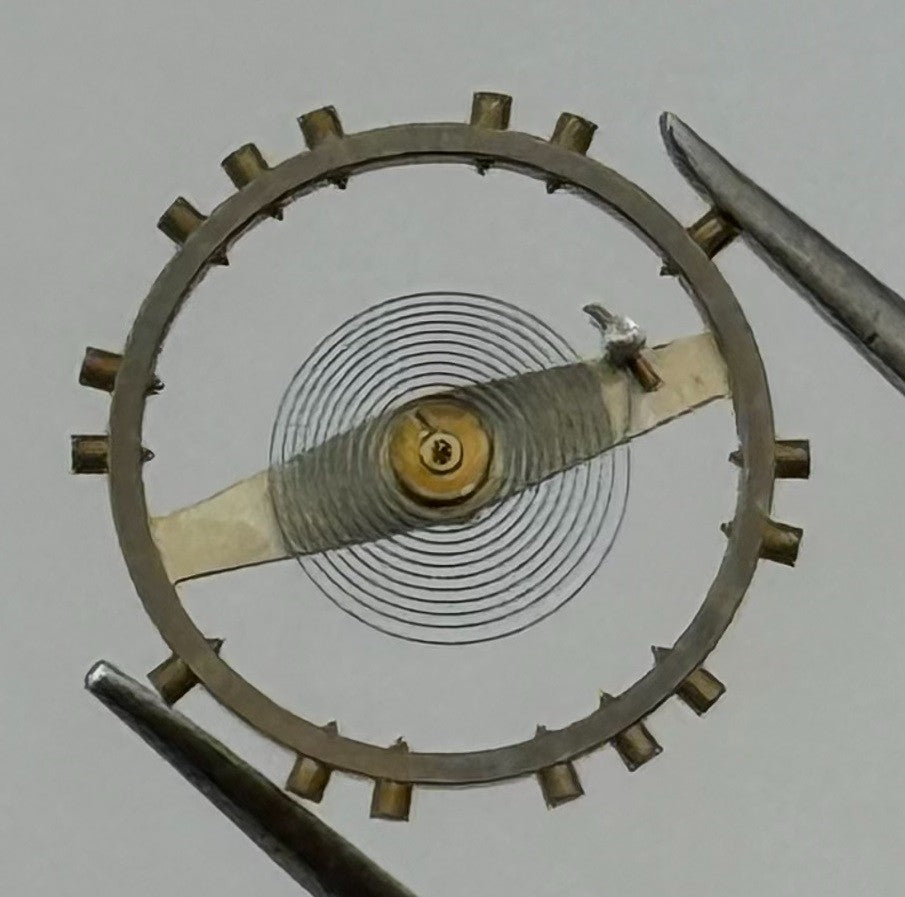 ETA 2390 Inca Balance Wheel Complete And Spring Pour Watch Movement Parts NOS