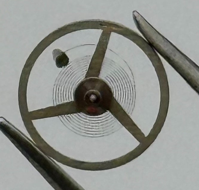 AS 1977-2 Balance Wheel Complete And Spring Renata 1831 Watch Movement Parts NOS