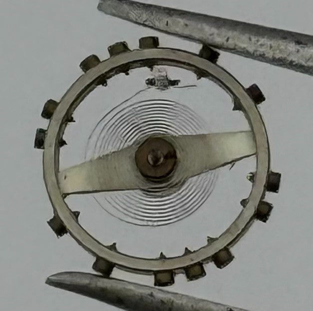 AS 976 Balance Wheel Complete And Spring 5’’’ Ronda 113 Watch Movement Parts NOS