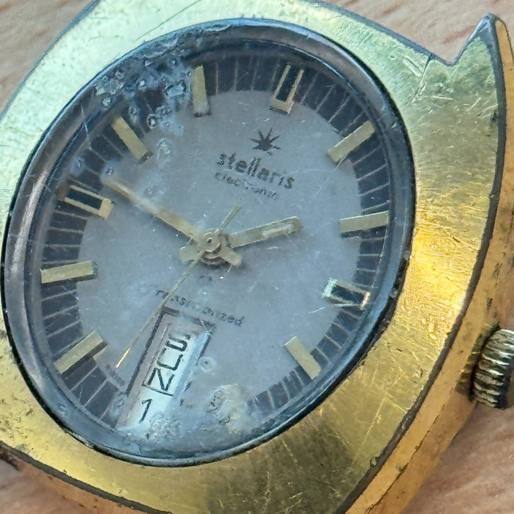 Stellaris Electronic Transistorized Watch- ESA 9158 Movement - Parts / Repair