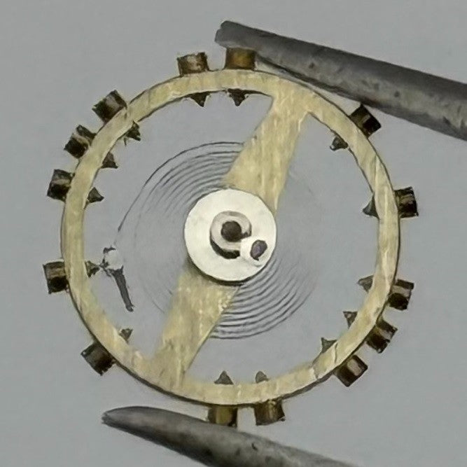 FEF 6600 Balance Wheel Complete And Spring Renata 1181 Watch Movement Parts NOS