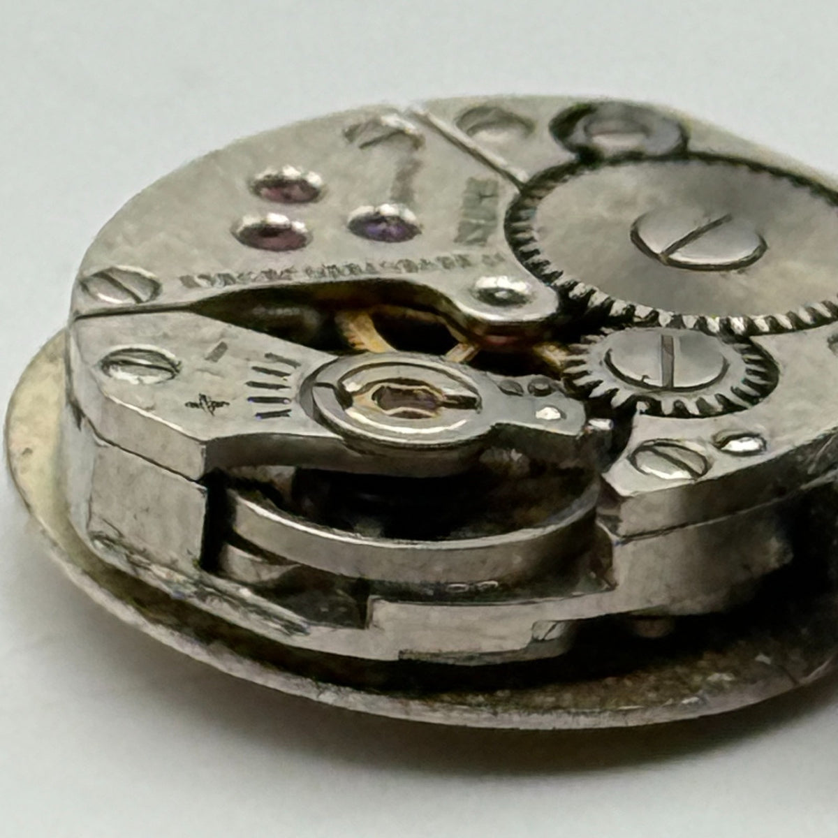 FE 68E4 Watch Movement Smiths 17 Jewels Swiss Manual Wind Parts Repair 13.1mm