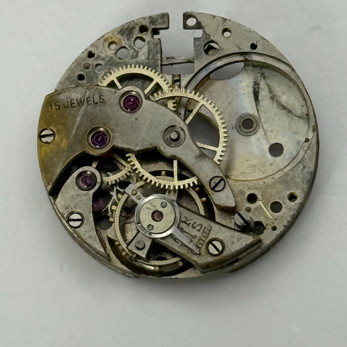AS Watch Movement - 4x A. Schild Main Plates - For Parts / Repair