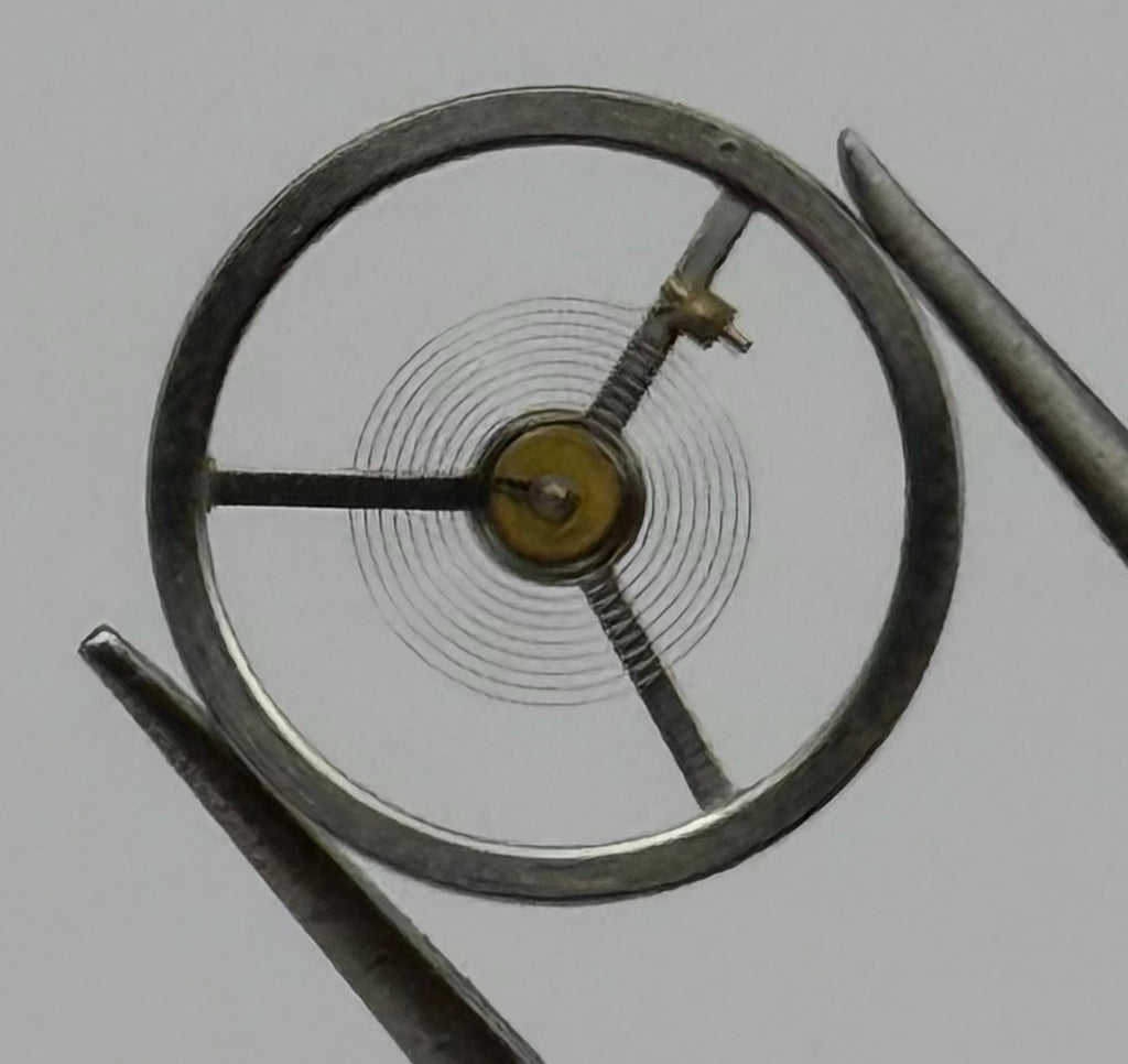 Ebosa 65 68 Balance Wheel Complete And Spring 10½’’’ 4451 Watch Movement Parts