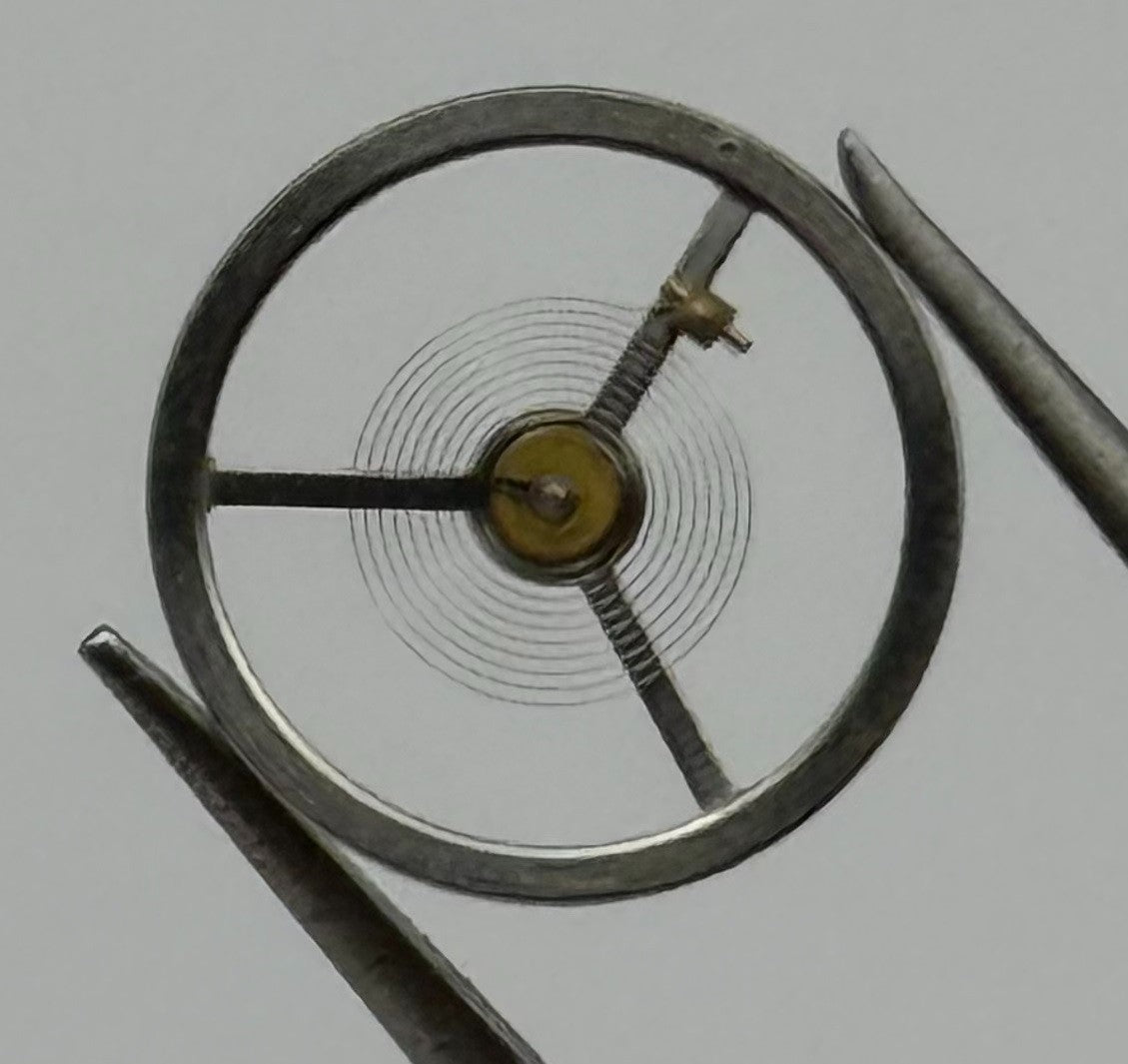 Ebosa 65 68 Balance Wheel Complete And Spring 10½’’’ 4451 Watch Movement Parts