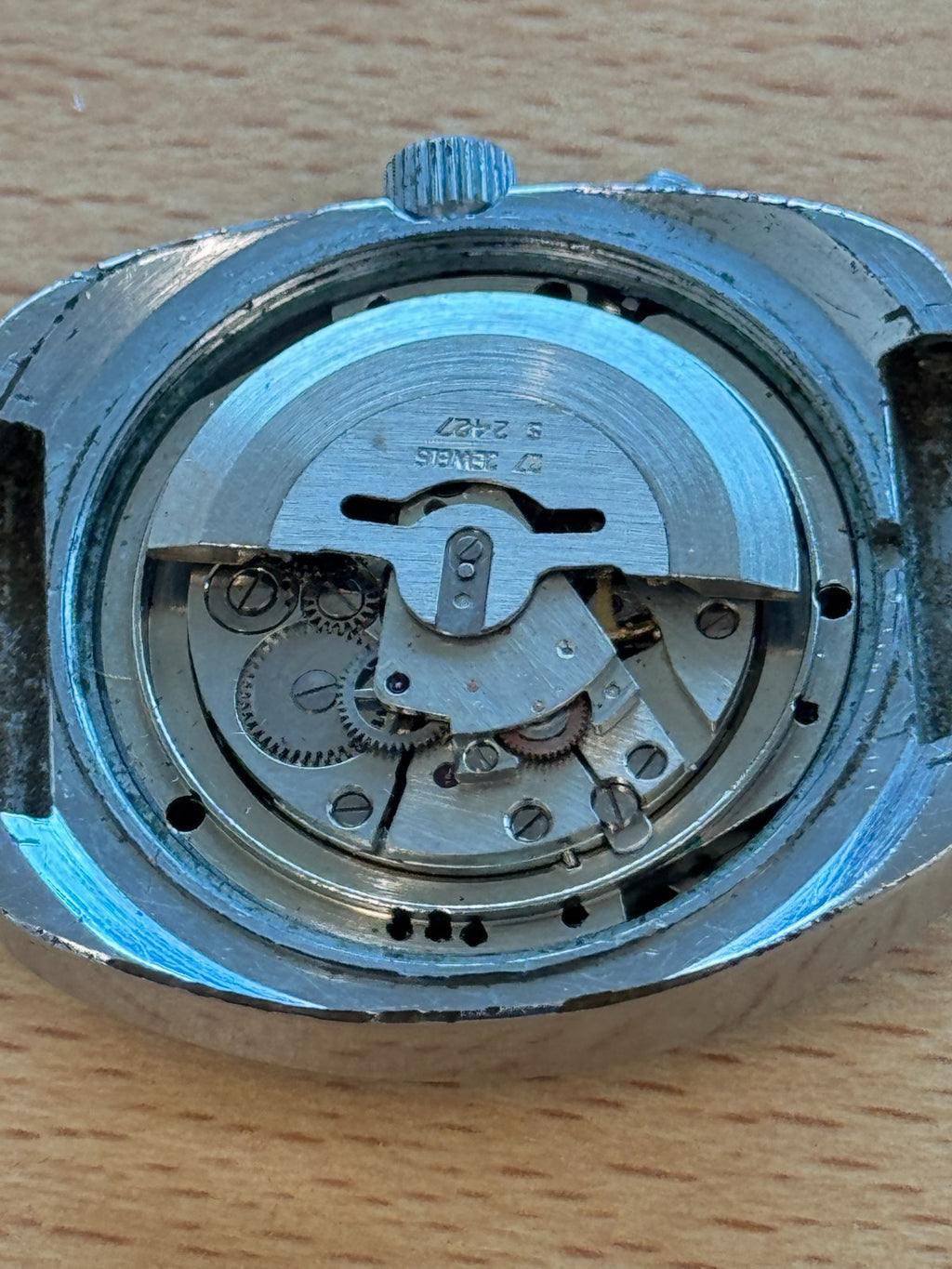 Sekonda Day Date Automatic Men's Watch - Soviet Slava S2427 - Running / Spares
