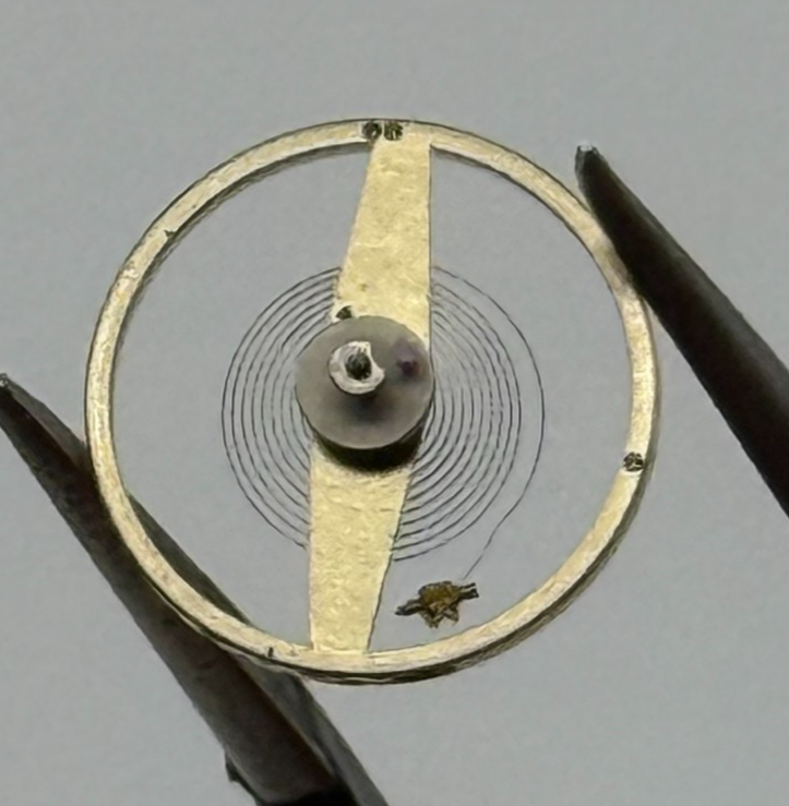 Oris 671 672 Balance Wheel Complete And Spring 8¾’’’ 1724 M Watch Parts Parts
