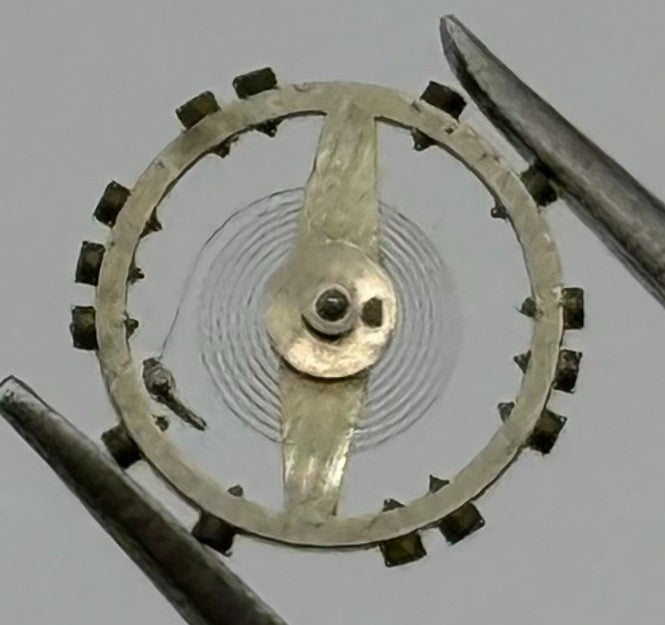 AS 976 1012 Balance Wheel Complete And Spring Renata Watch Movement Parts NOS
