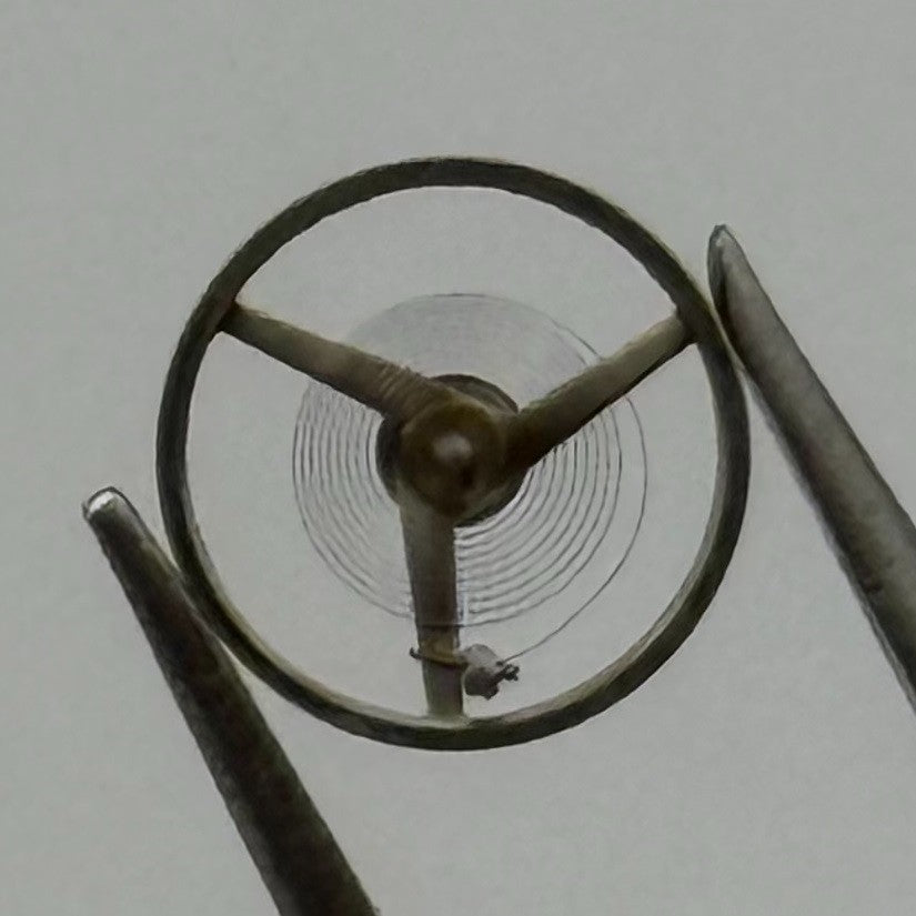 FHF 59-21 Balance Wheel Complete And Spring Renata 1353 Watch Movement Parts NOS