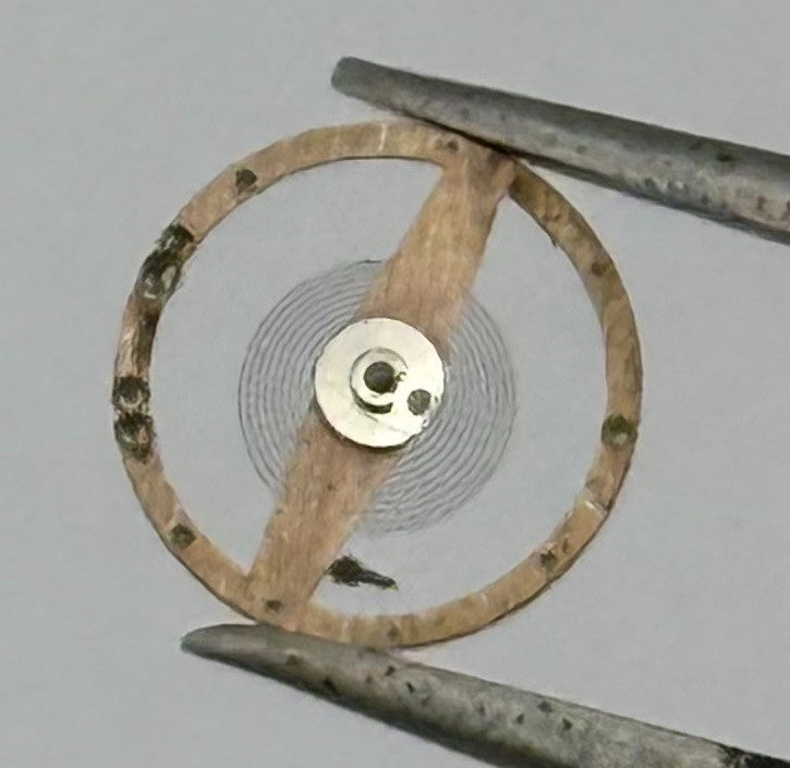 GSW 60 66 Balance Wheel Complete And Spring 5½’’’ 1038 Watch Movement Parts NOS