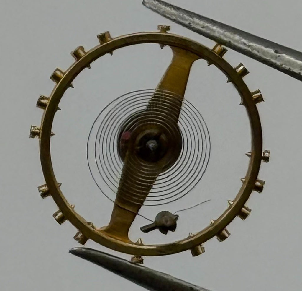 Smith A 360 Balance Wheel Complete And Spring 10½’’’ 970 Watch Movement Parts