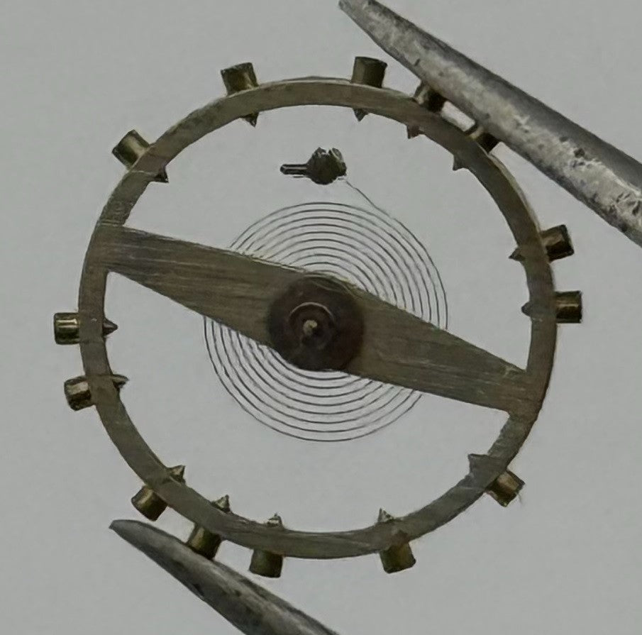 AS 1220 Inca Balance Wheel Complete And Spring 542 Watch Movement Parts NOS