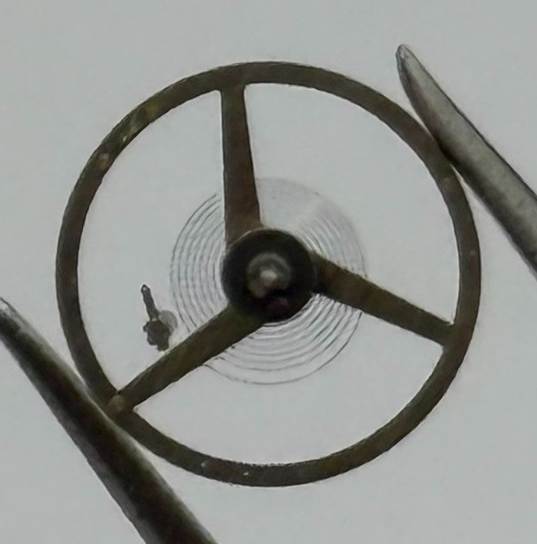 ETA 2410 Balance Wheel Complete And Spring 6¾’’’ 1460 M Watch Movement Parts NOS