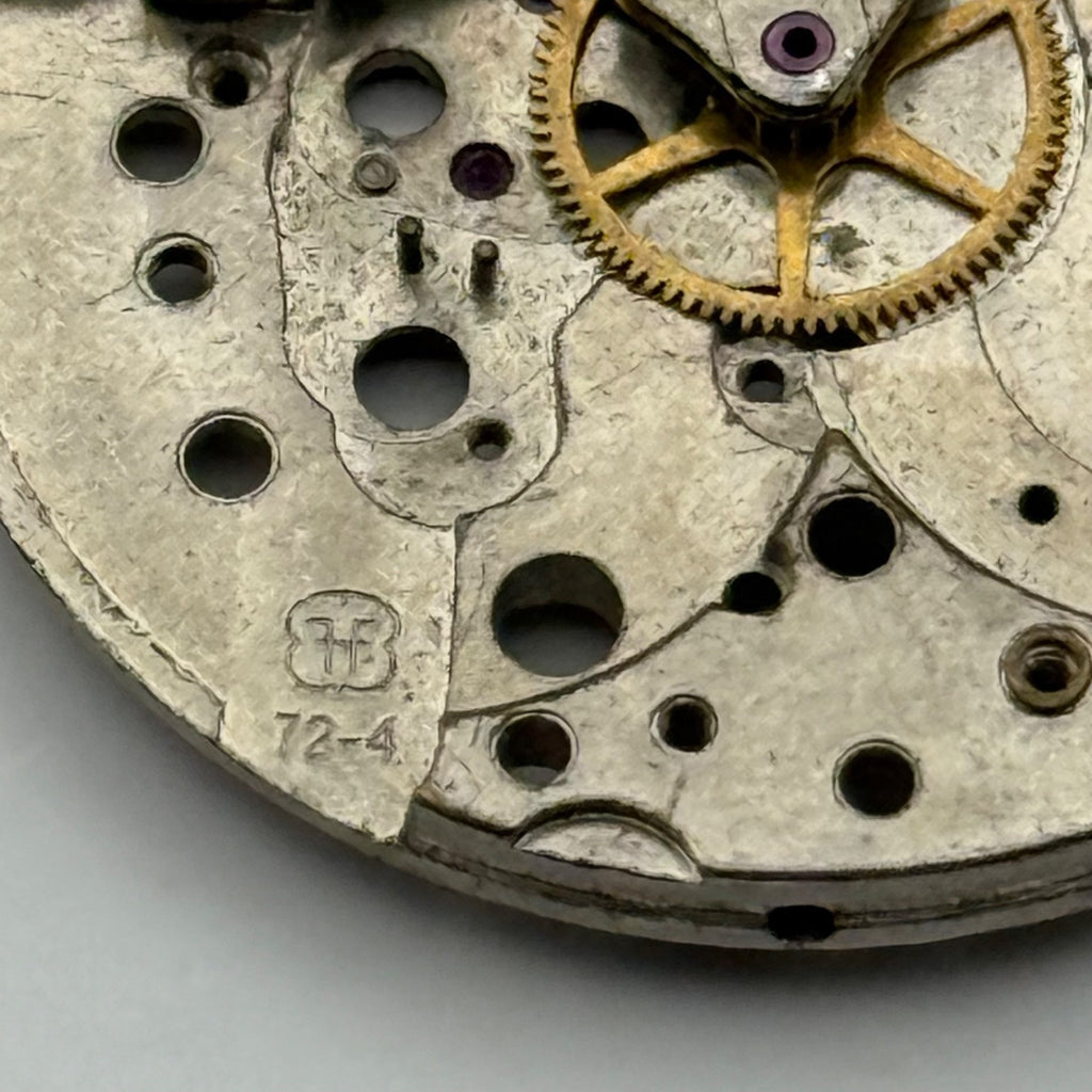 FHF 72-4 Watch Movement - For Parts / Repair - 25.9mm