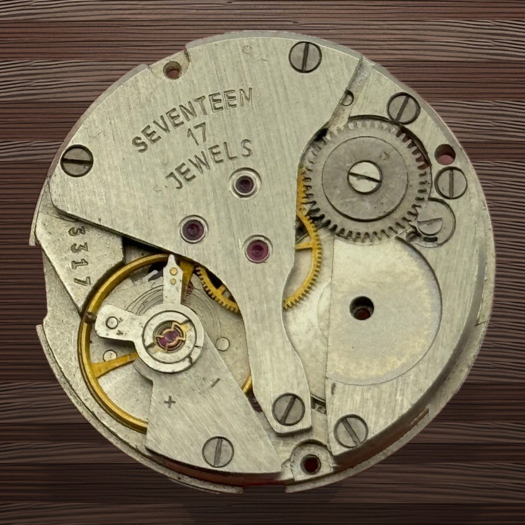 Soviet 3317 Watch Movement Unidentified Manual 17 Jewels Vintage Parts 26.9mm