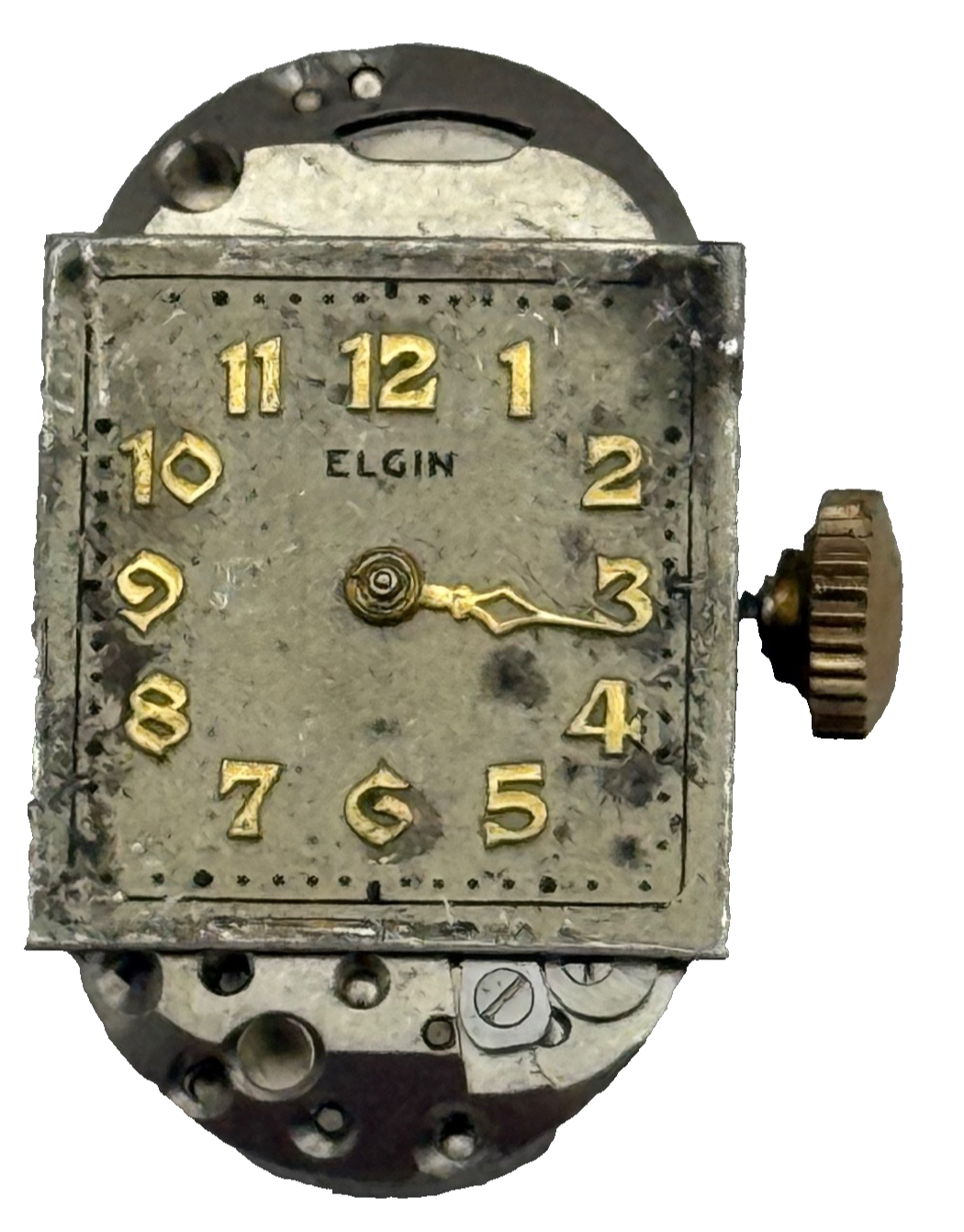 Elgin Grade 541 Model 2 Ladies Watch Movement 1951 American Parts Repair 21/0s 