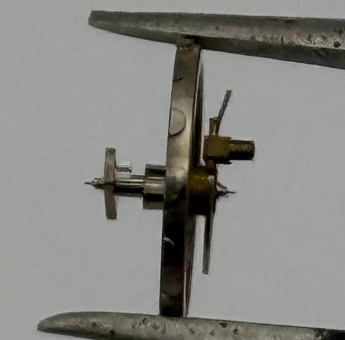 Ebosa 26 Finger Balance Wheel Complete And Spring Watch Movement Parts NOS