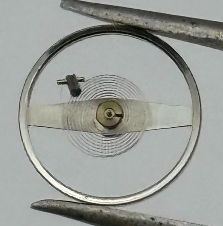 Amida 580 585 Balance Wheel Complete And Spring Renata Watch Movement Parts NOS