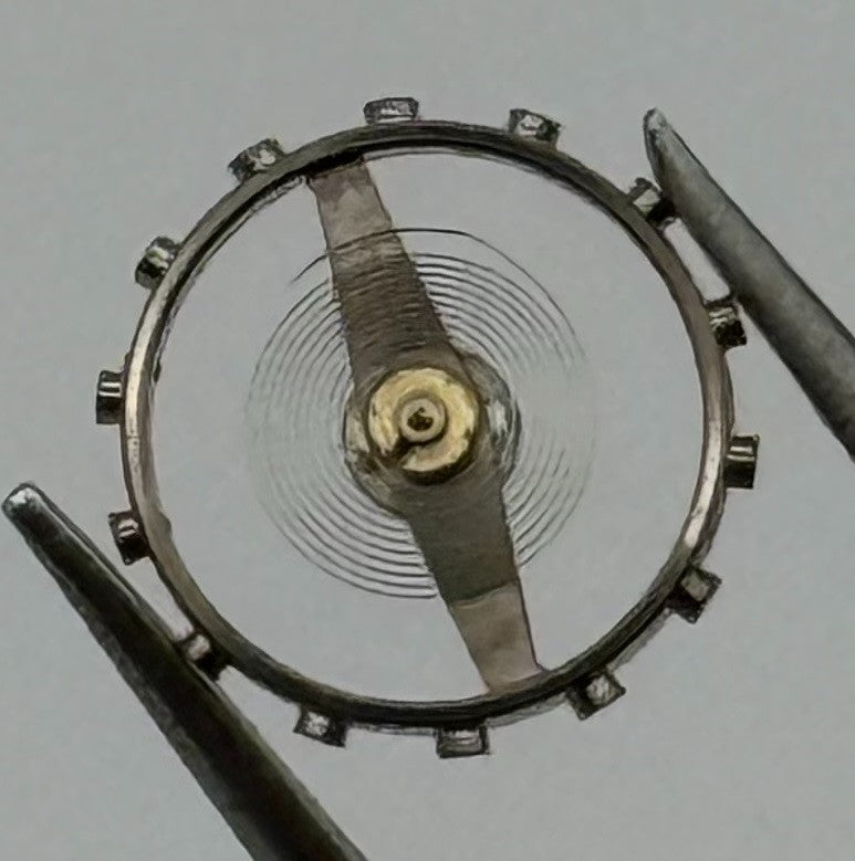 EB 1431 KIF Balance Wheel Complete And Spring Watch Movement Parts NOS