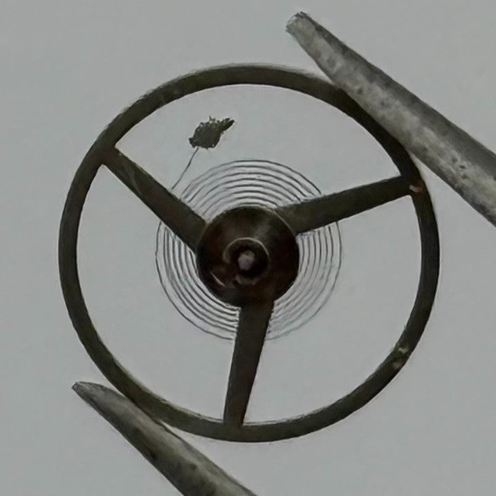 FHF 34-21 Balance Wheel Complete And Spring Renata 1640 Watch Movement Parts NOS