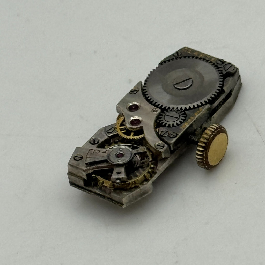 FHF Watch Movement Clarte Fab.Suisse Patent Running Ladies Manual Wind Parts 9mm