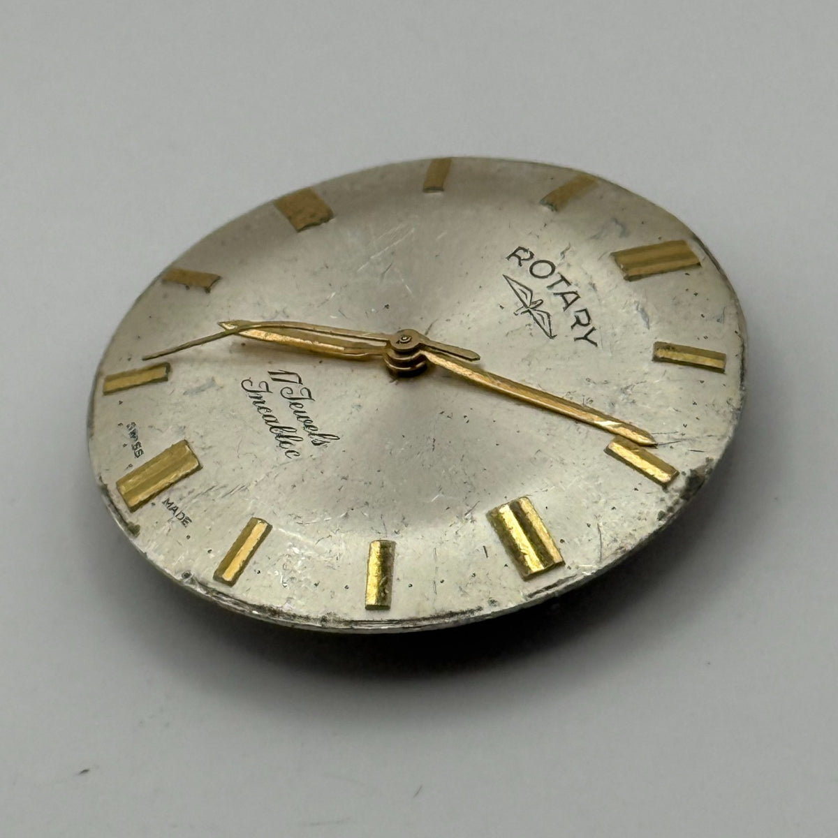 AS 1795 Watch Movement A. Schild 1795 Rotary 17J Incabloc Swiss Parts 25.9mm