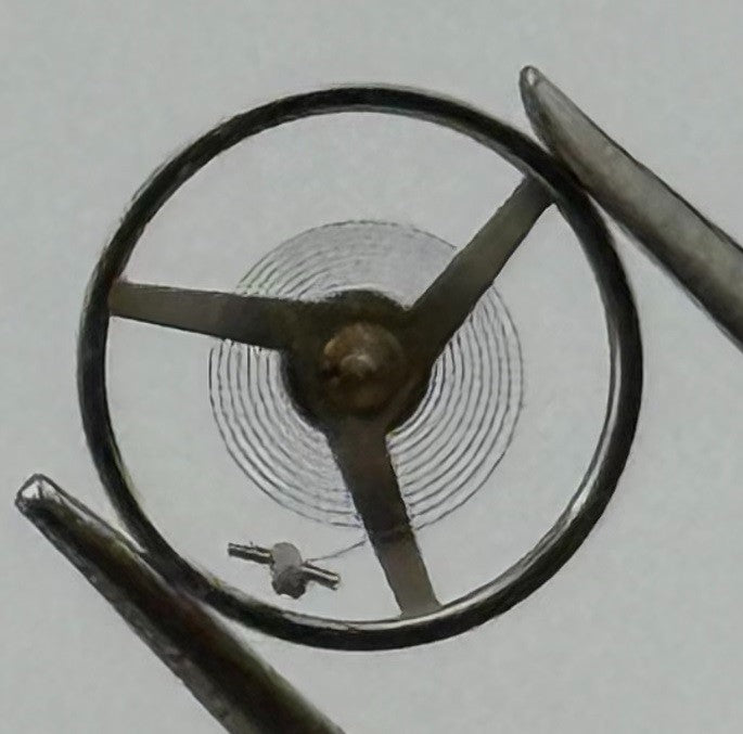 AS 976 1012 Balance Wheel Complete And Spring 5’’’ 1426 Watch Movement Parts NOS