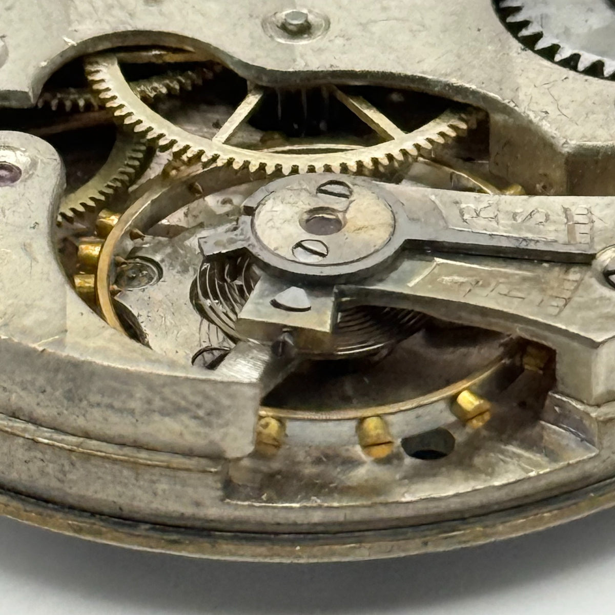 Hunter Pocket Watch Movement 15J Sub Seconds Swiss Manual Wind Parts 41.9mm