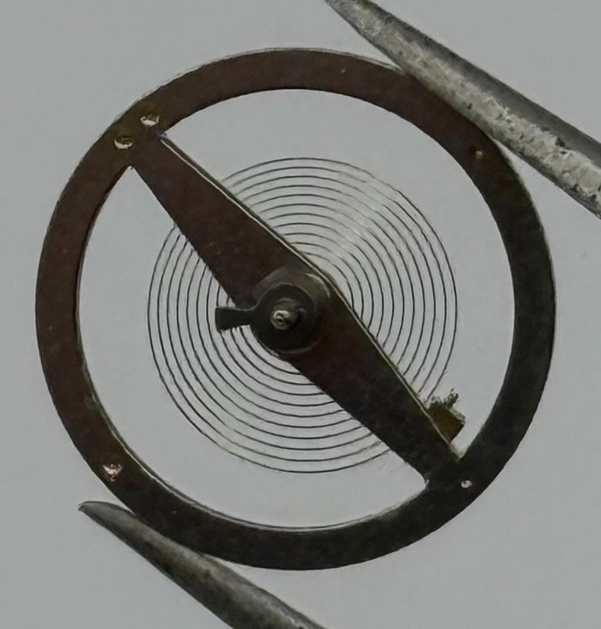 BFG 866 DGT Balance Wheel Complete And Spring Progress Watch Movement Parts NOS