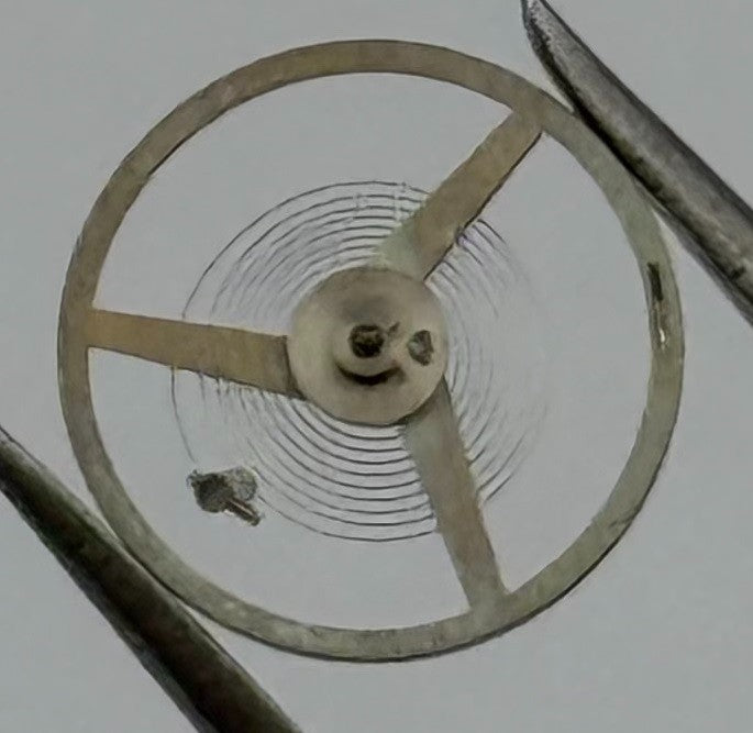 FEF 6660 Balance Wheel Complete And Spring Renata 1711 Watch Movement Parts NOS