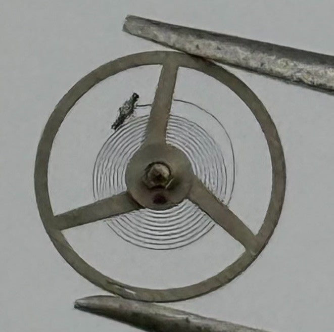 AS 1677/2 Balance Wheel Complete And Spring 5’’’ 5155 Watch Movement Parts NOS