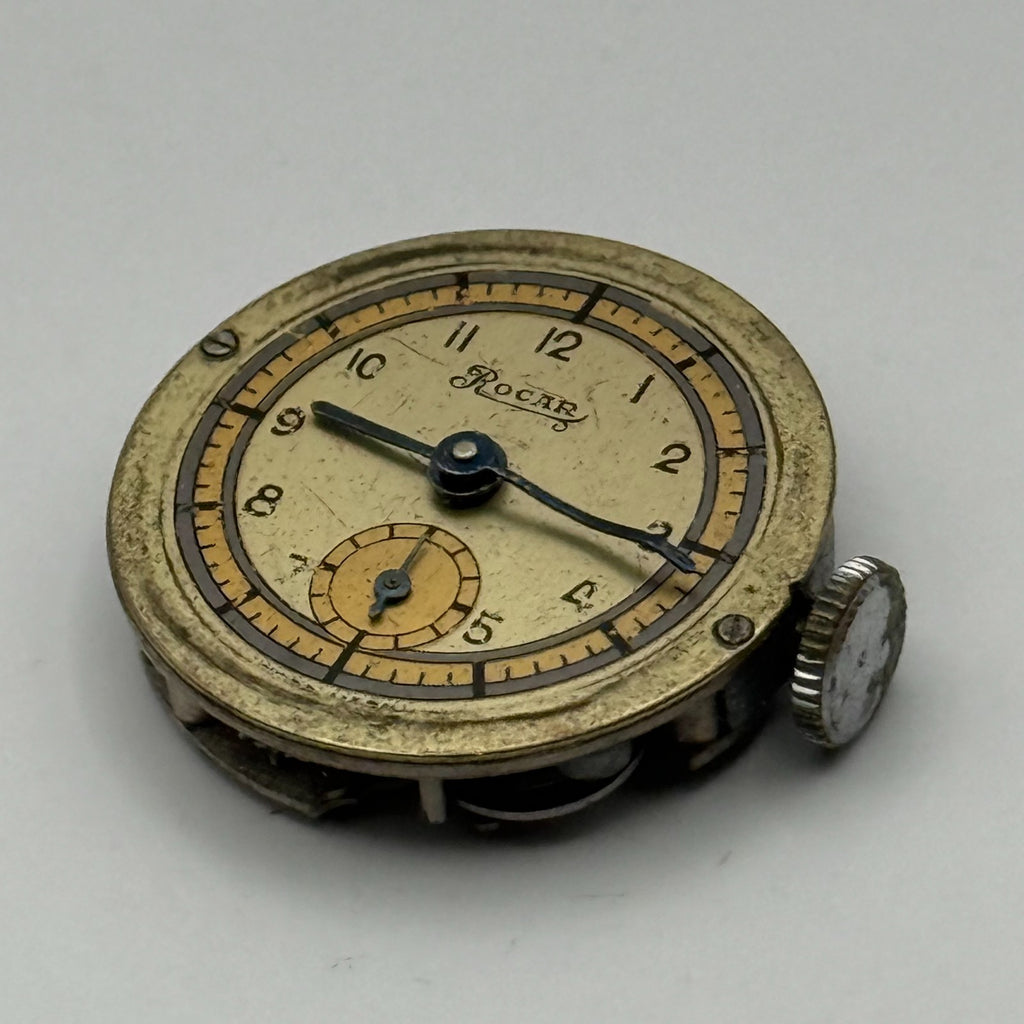 Ebosa 119 Watch Movement - Rocar Sub Seconds - For Parts / Repair - 23.7mm