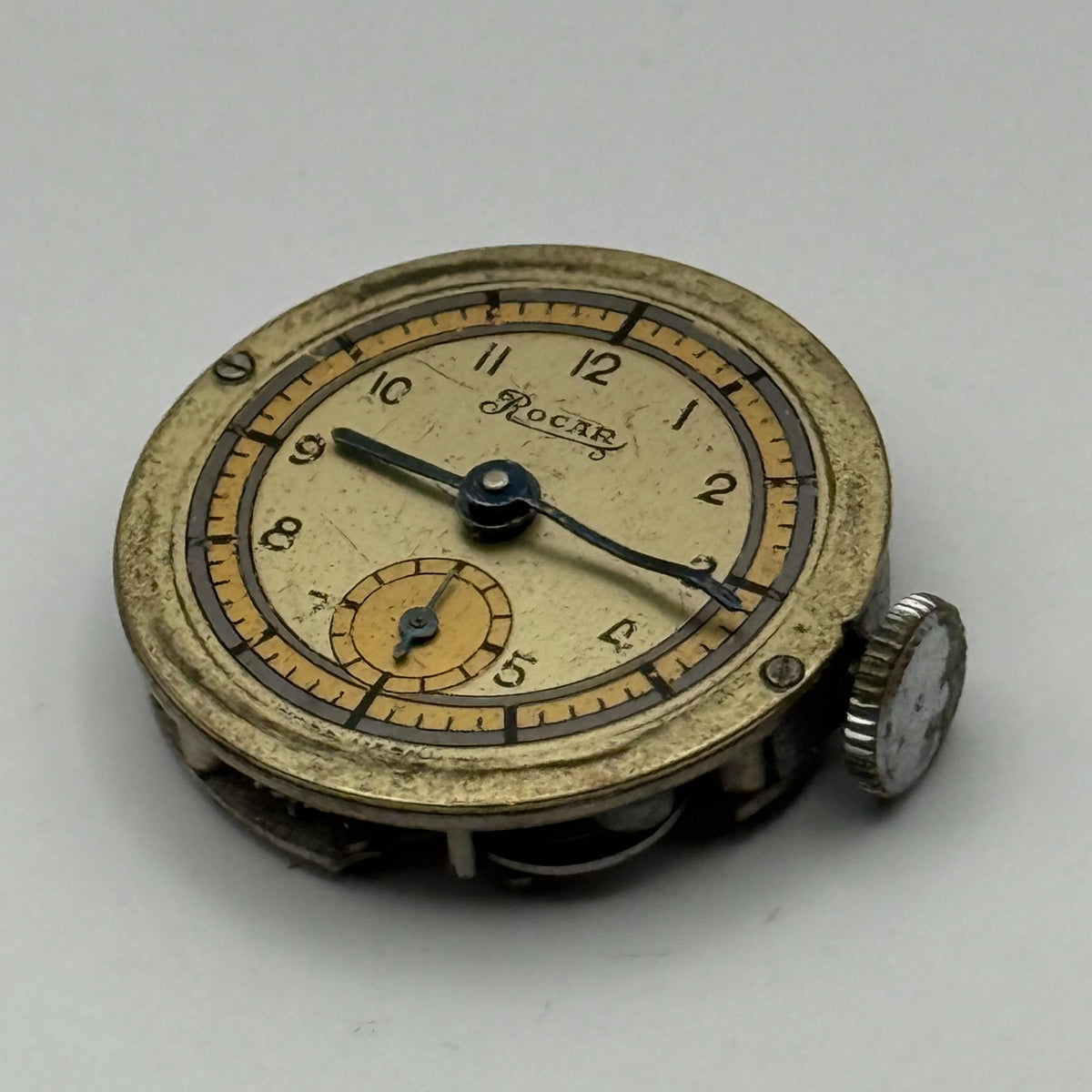 Ebosa 119 Watch Movement - Rocar Sub Seconds - For Parts / Repair - 23.7mm