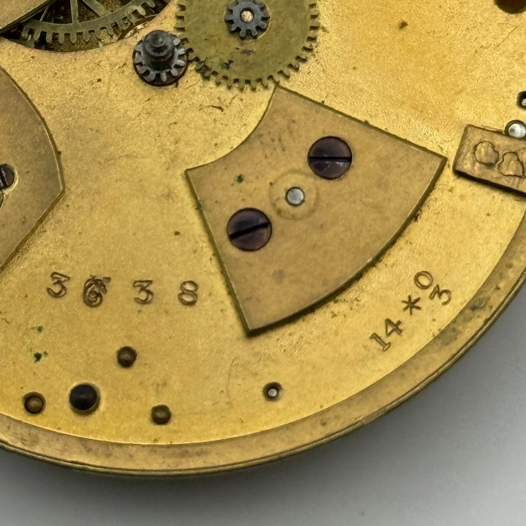 Thomas Blundell Liverpool Pocket Watch Movement - Lever - Running / Parts 42.7mm