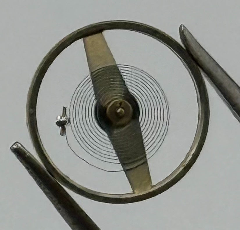 ST 69 Balance Wheel Complete And Spring 6¾’’’ Renata 1155 Watch Movement Parts