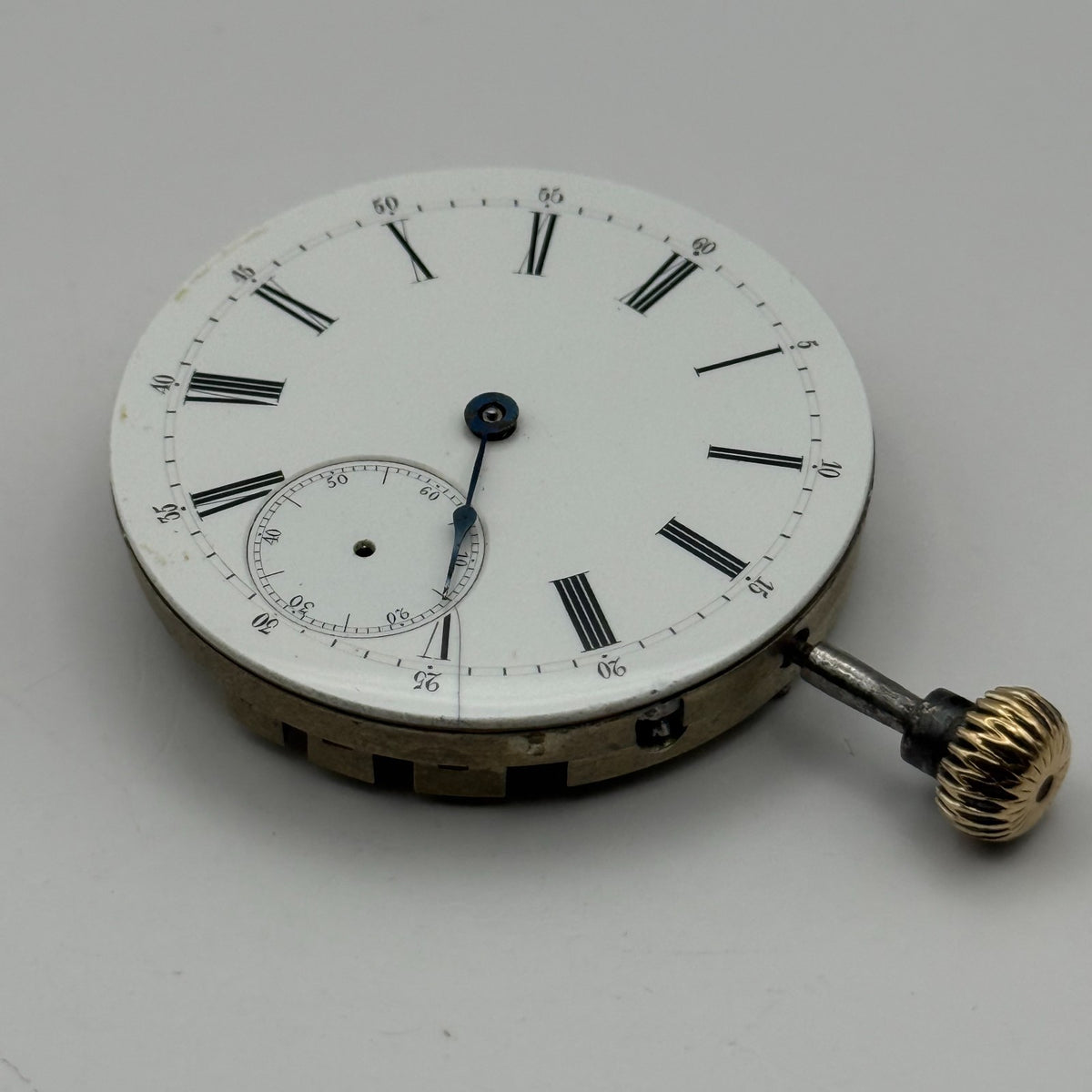High Grade Pocket Watch Movement Running Antique Hunter Parts Repair 42.8mm