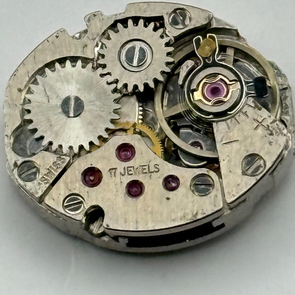 ETA 277-001 Watch Movement Everite 17 Jewels Swiss Manual Wind Parts 12.9mm
