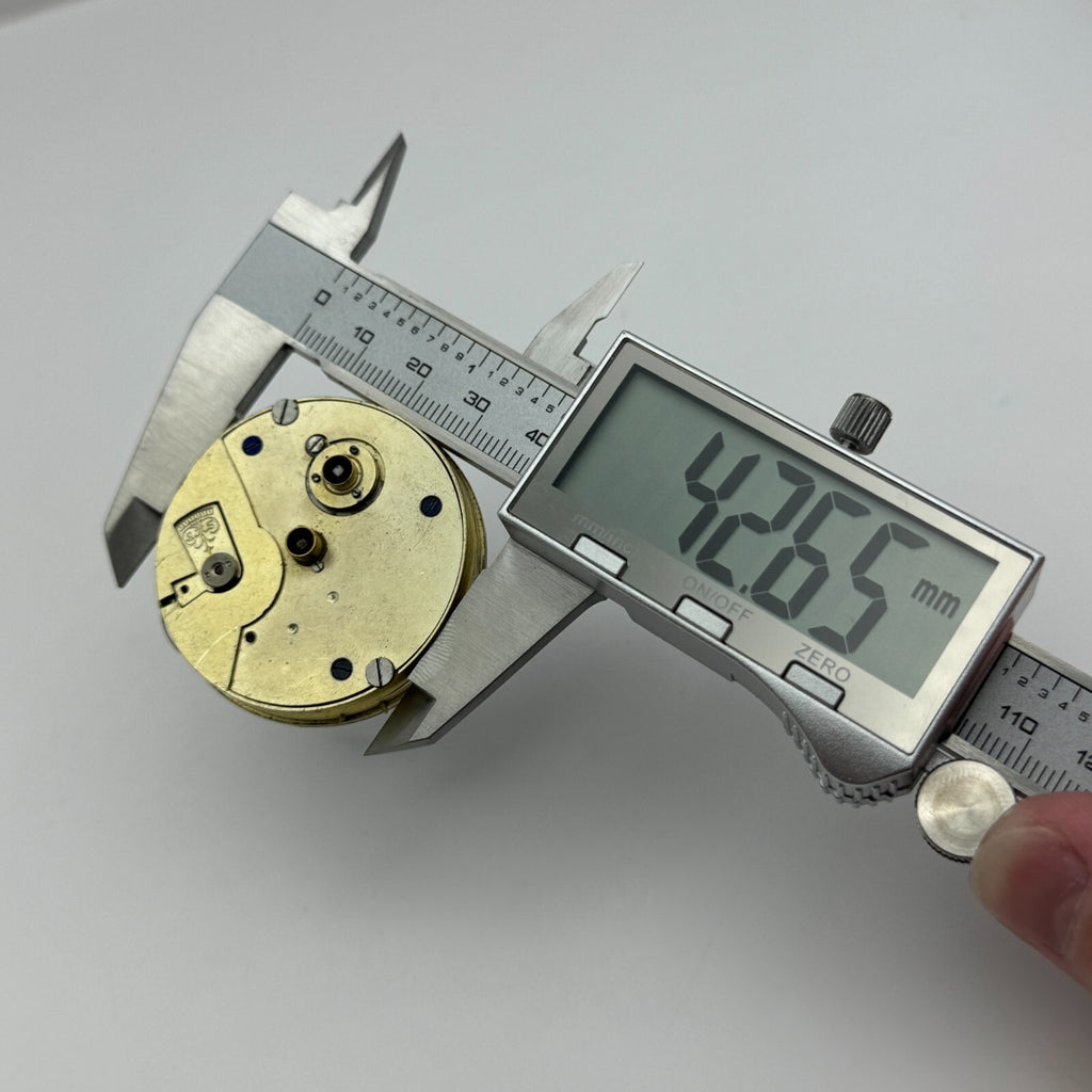 Kay Worcester Antique Key Wound Pocket Watch Movement Dial PARTS REPAIR 44.7mm 