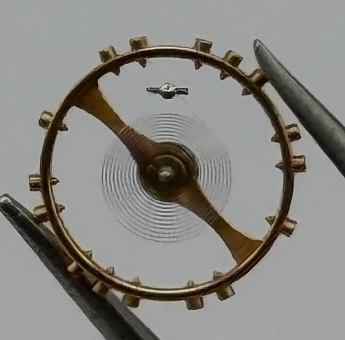 Cyma 814 Balance Wheel Complete And Spring 8¾''' Renata 98 Watch Movement Parts