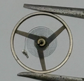 ETA 2487 Balance Wheel Complete And Spring 5½’’’ 5153 Watch Movement Parts NOS