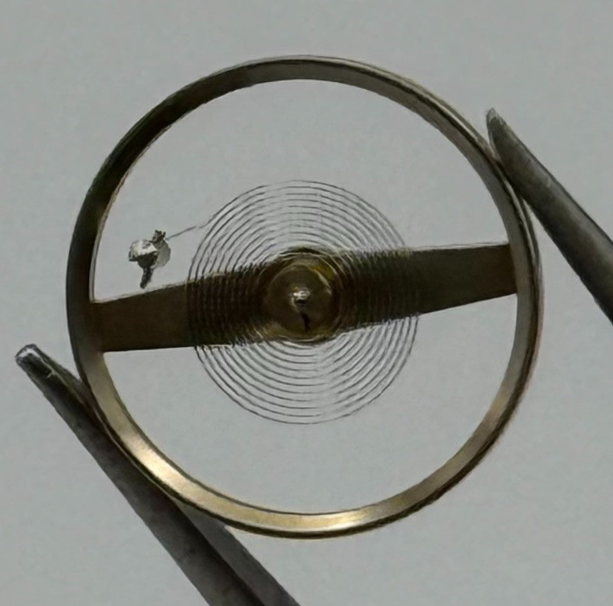 H. Becker 110 113 Balance Wheel Complete And Spring 1392 Watch Movement Parts