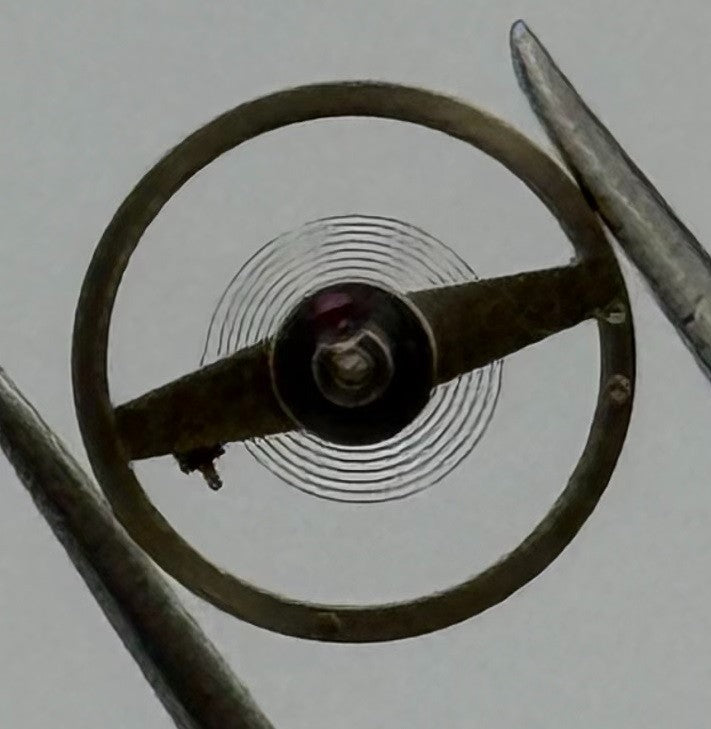 Ebosa 86 Balance Wheel Complete And Spring 1652 Watch Movement Parts NOS