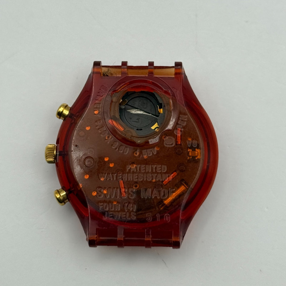 Vintage Swatch Chrono Watch SCF100 Romain 1994 ETA Quartz Swiss 40mm Parts