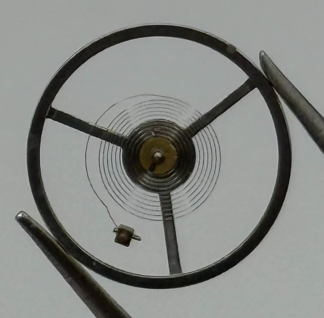 EB 8381 8391-66 Balance Wheel Complete And Spring 10½’’’ 1642 Watch Parts NOS