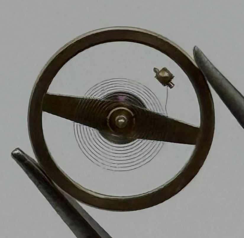 Amida 562 Balance Wheel Complete And Spring 8¾''' 874 Watch Movement Parts NOS